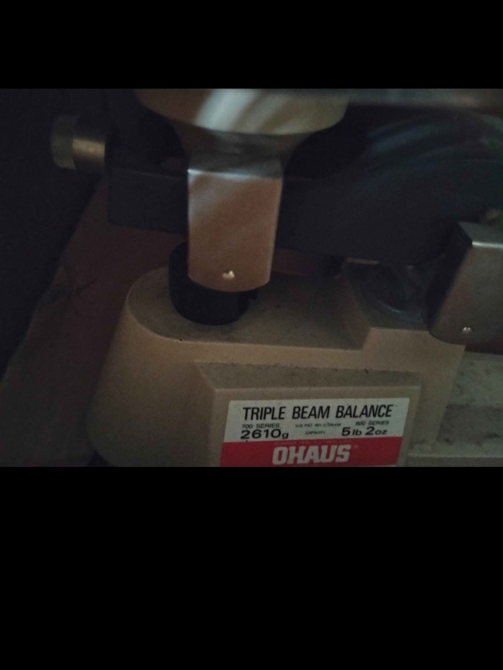 Triple Beam Balance Scale – Beige